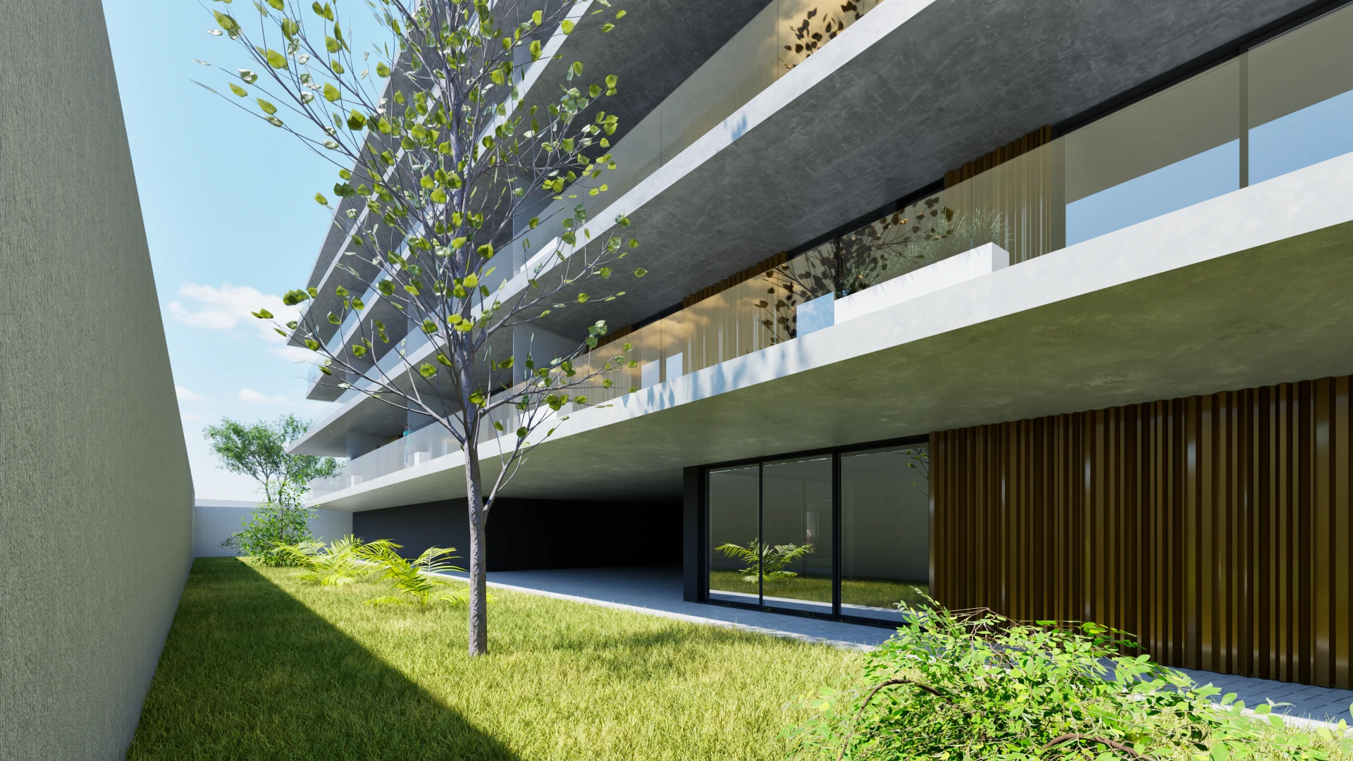 Vista exterior do empreendimento Regis Place